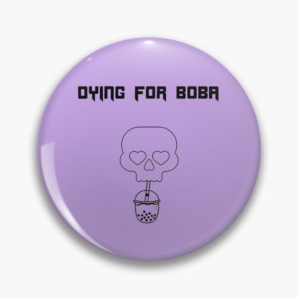 Item preview, Dying for Boba Funny Morbin Halloween designed and sold by Shujii.