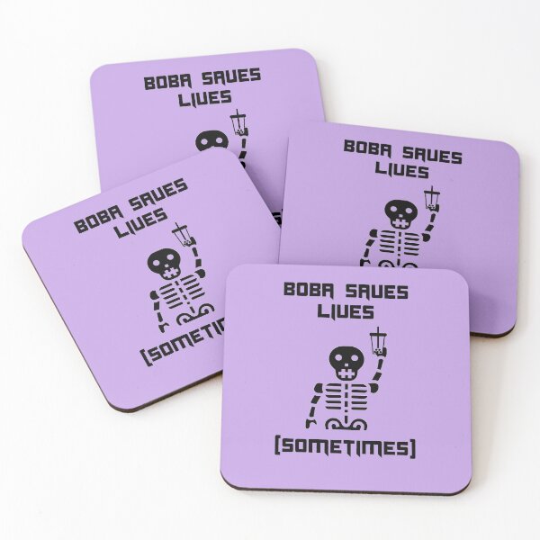 Item preview, Boba Tea Saves Lives (sometimes) Funny Halloween designed and sold by Shujii.