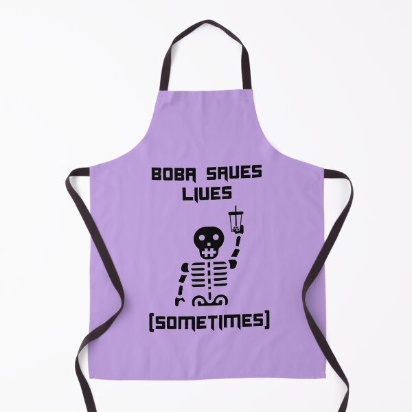 Item preview, Boba Tea Saves Lives (sometimes) Funny Halloween designed and sold by Shujii.