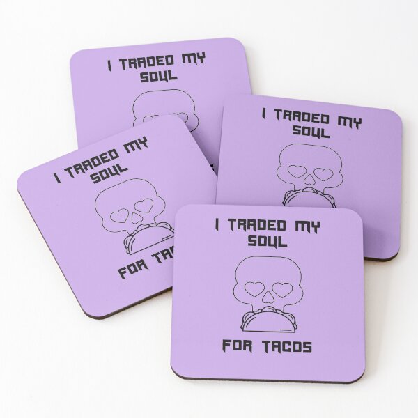 Item preview, I Traded my Soul for Tacos Halloween Funny designed and sold by Shujii.