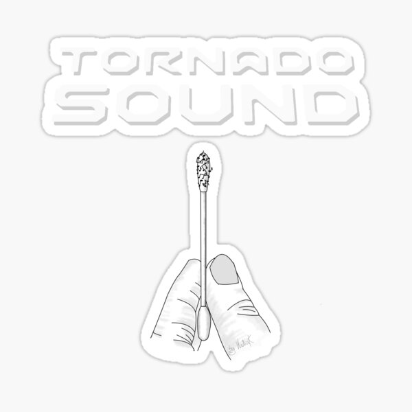 Item preview, Tornado Sound Merch - Ear Stick designed and sold by VladraK.