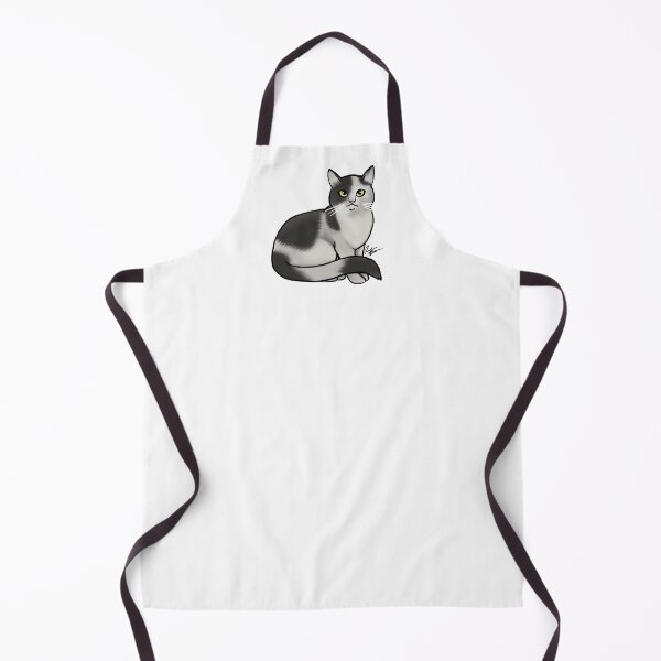 Item preview, Cat - British Shorthair Black and White Cat designed and sold by Jennifer Stolzer.