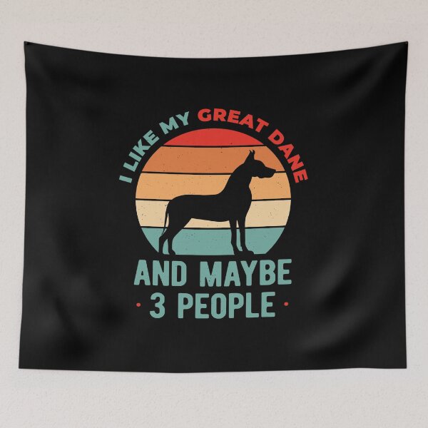 Item preview, Funny Great Dane designed and sold by artworkbyrihen.