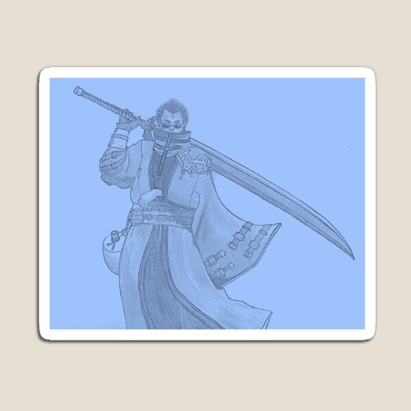 Artikelvorschau, Auron (Final Fantasy X) (blau) entworfen und verkauft von Anna-Karin.