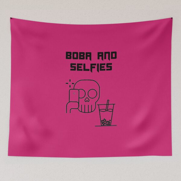 Item preview, Boba and Selfies Halloween Funny Cute designed and sold by Shujii.