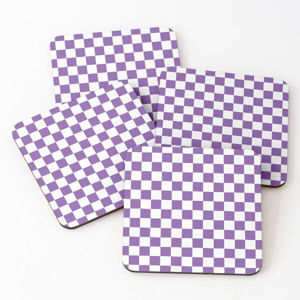 Item preview, purple seamless checker pattern designed and sold by Ray Loka.