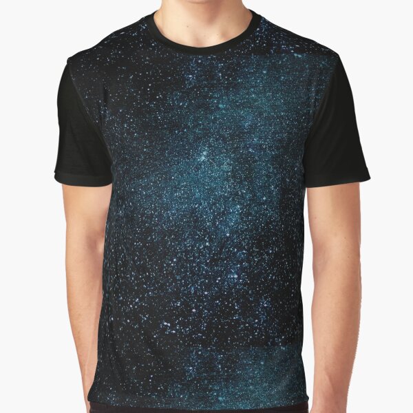 Glitter Star Galaxy Graphic T-Shirt