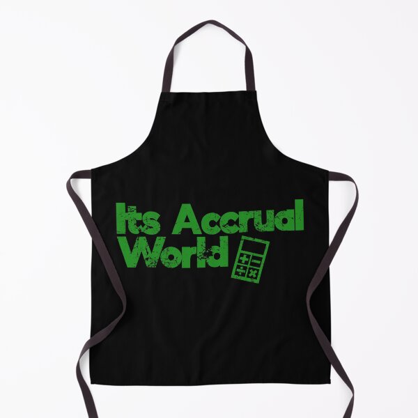 Item preview, Its Accrual World Funny Accounting Pun designed and sold by juvajay.
