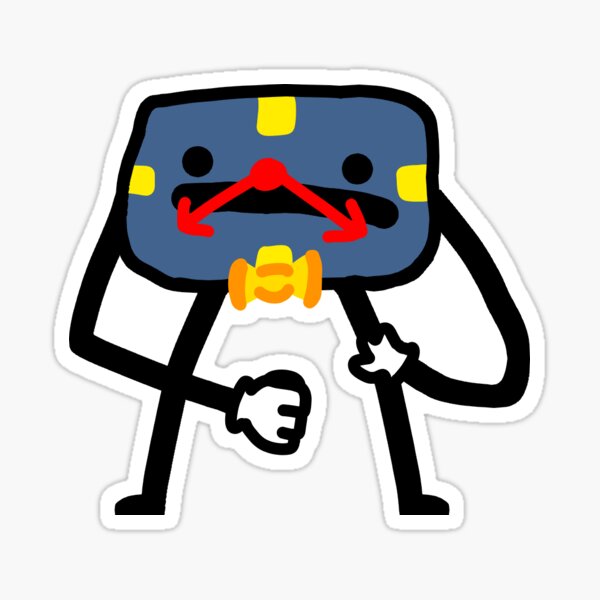 Tony the Talking Clock Sticker