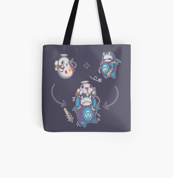 How a Cherubabo is Made All Over Print Tote Bag