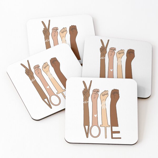 Item preview, VOTE - Awesome Diversity Inclusion Equity Design blm black lives matter ASL American Sign Language Hands designed and sold by djkirei.