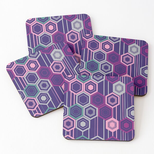 Item preview, Abstract texture of hexagons designed and sold by Nata-V.