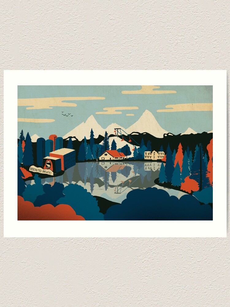 Alternate view of Mirror Pond Art Print