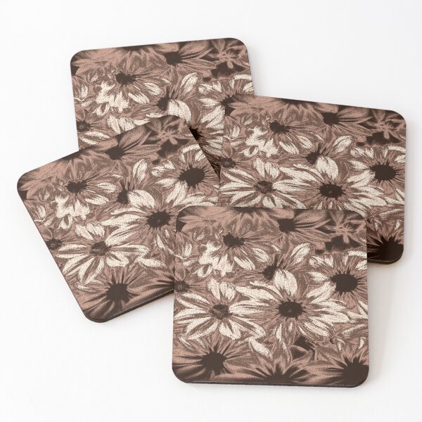 Item preview, Platinum brown coneflowers designed and sold by SulkaCreative.