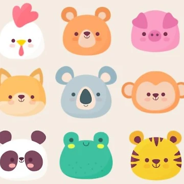 Artwork thumbnail, Cute Animals Pattern by RheanaDesigns