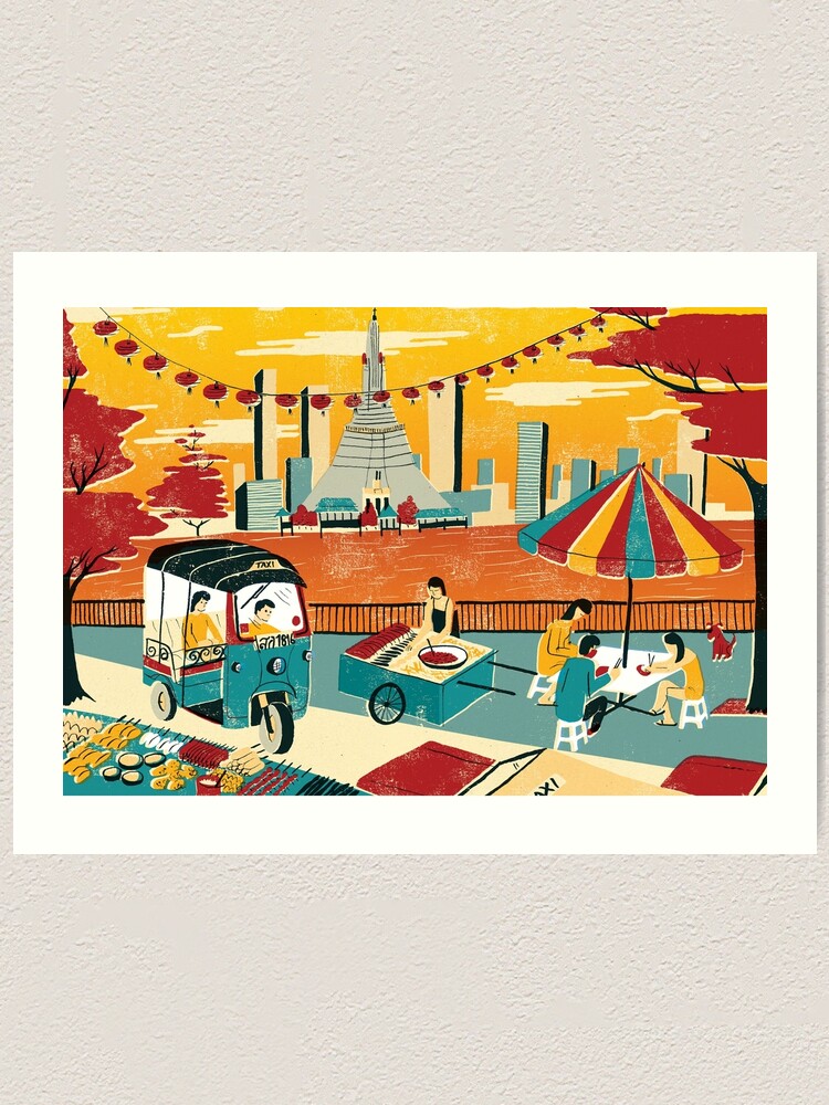 THAILAND HEART CANVAS WALL ART PICTURE PRINT VARIETY OF SIZES FREE DELIVERY