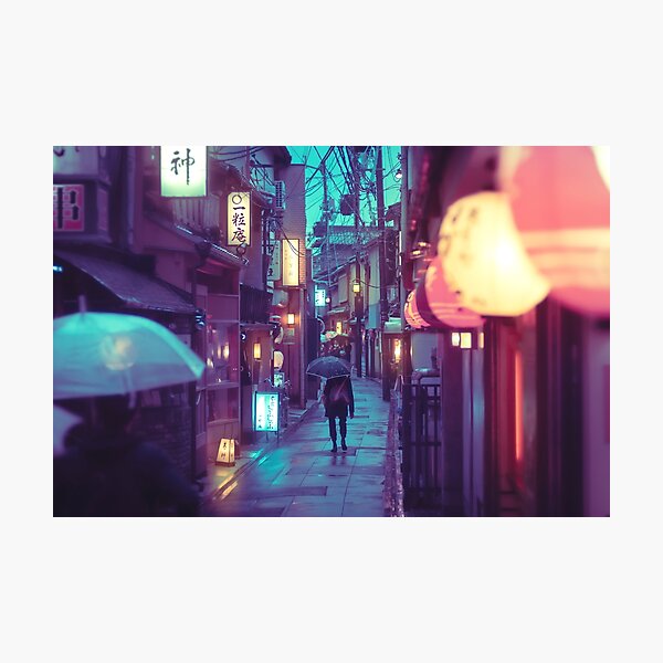 Item preview, Photographie du vieux Ponto Cho de Kyoto designed and sold by TokyoLuv.