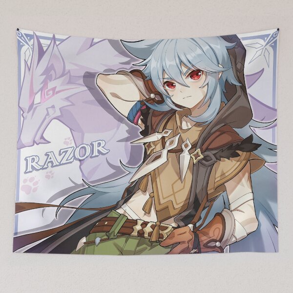 Item preview, Genshin Impact - Razor Birthday Official Artwork 2020 designed and sold by Krimsy.