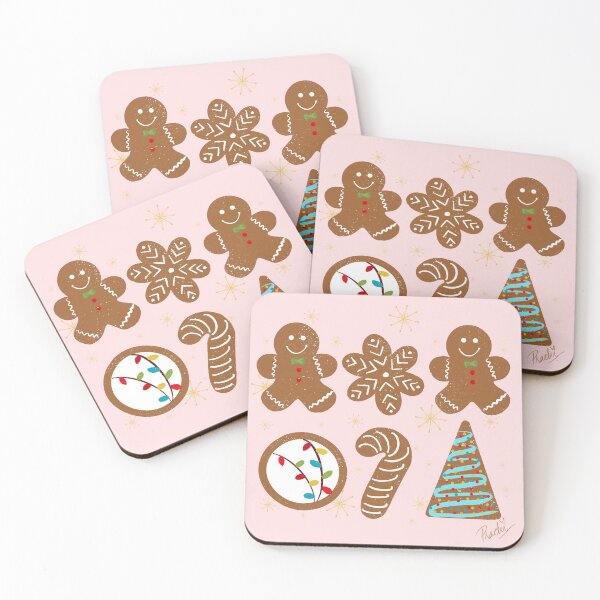 Item preview, CHRISTMAS KISSES - PINK designed and sold by PrachiManerikar.