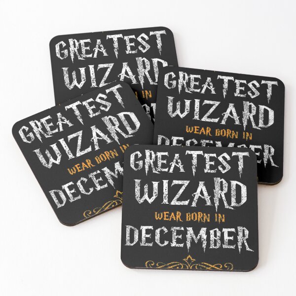 Item preview, The Greatest Wizards were born in December designed and sold by NiceSign.