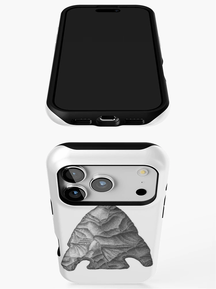 Thumbnail 3 of 4, iPhone Case, Projectile Point designed and sold by jcaillustration.