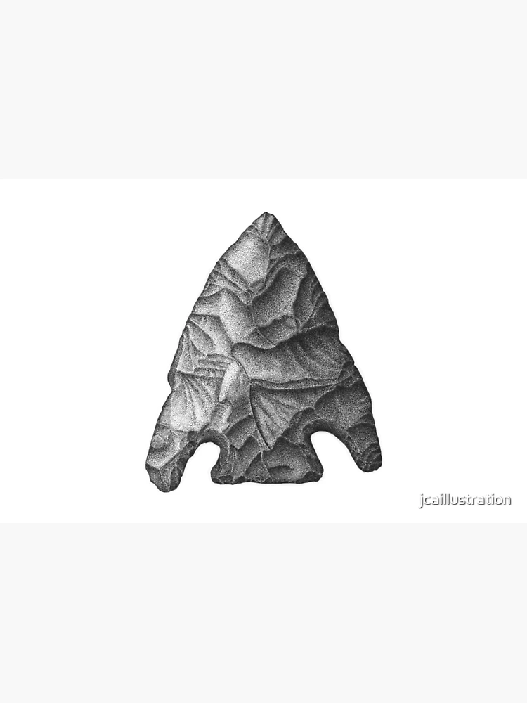 Thumbnail 4 of 4, Zipper Pouch, Projectile Point designed and sold by jcaillustration.