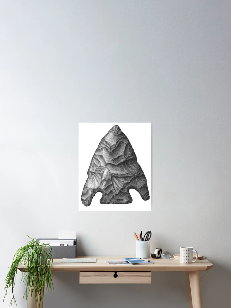Thumbnail 2 of 3, Poster, Projectile Point designed and sold by jcaillustration.