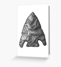 Projectile Point Greeting Card
