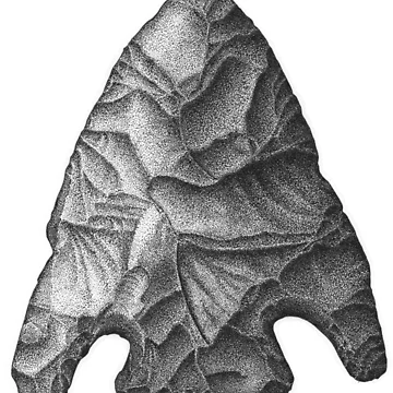 Artwork thumbnail, Projectile Point by jcaillustration