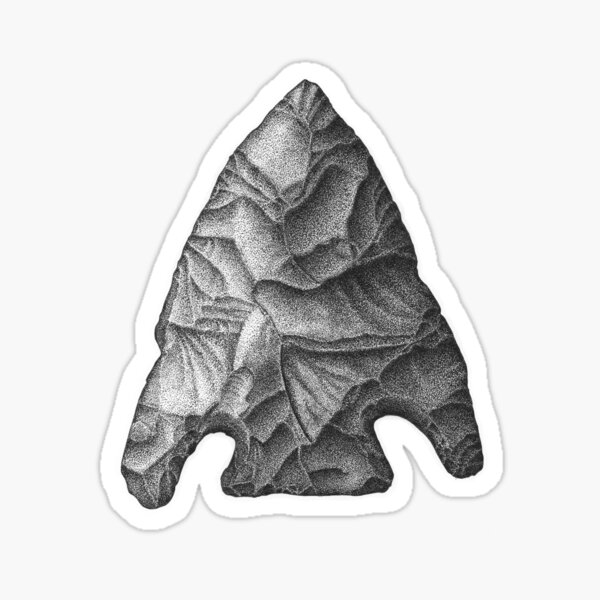 Projectile Point Sticker