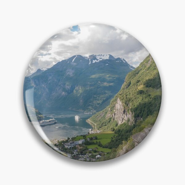 Item preview, Evening sun in Geiranger in Norway designed and sold by EngineerGoC.