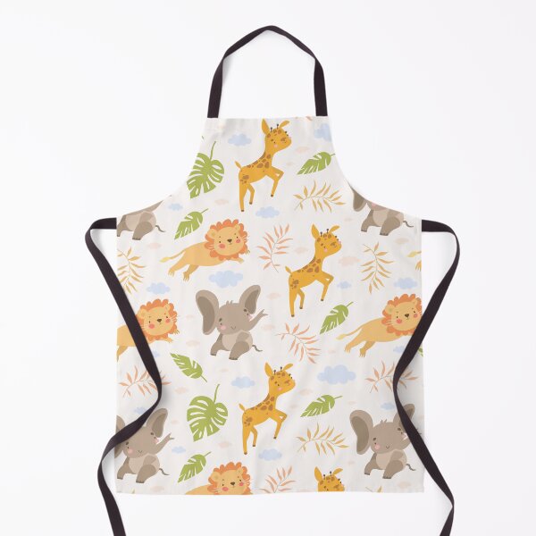 Item preview, Jungle animals - Pattern with lion, elephant and giraffe designed and sold by Sampik.