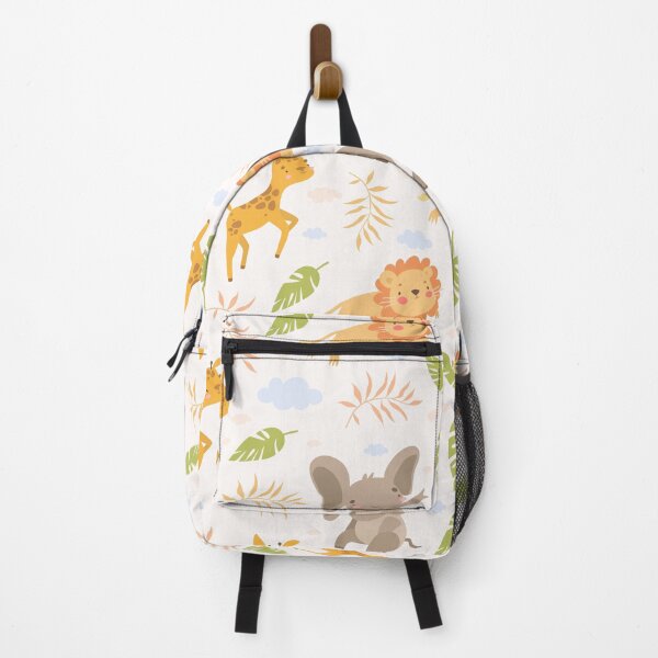 Item preview, Jungle animals - Pattern with lion, elephant and giraffe designed and sold by Sampik.