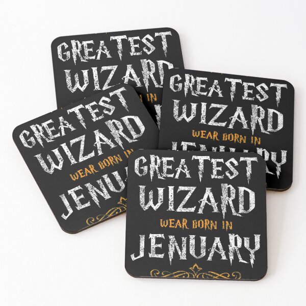 Item preview, The Greatest Wizards were born in Jenuary designed and sold by NiceSign.