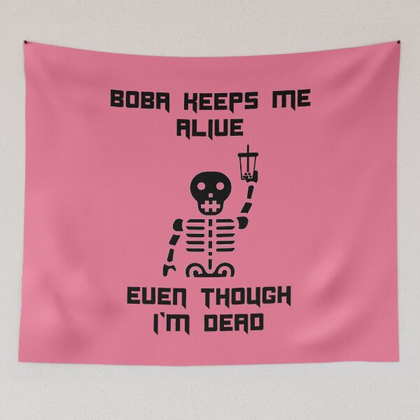 Item preview, Boba Keeps Me Alive Funny Halloween designed and sold by Shujii.