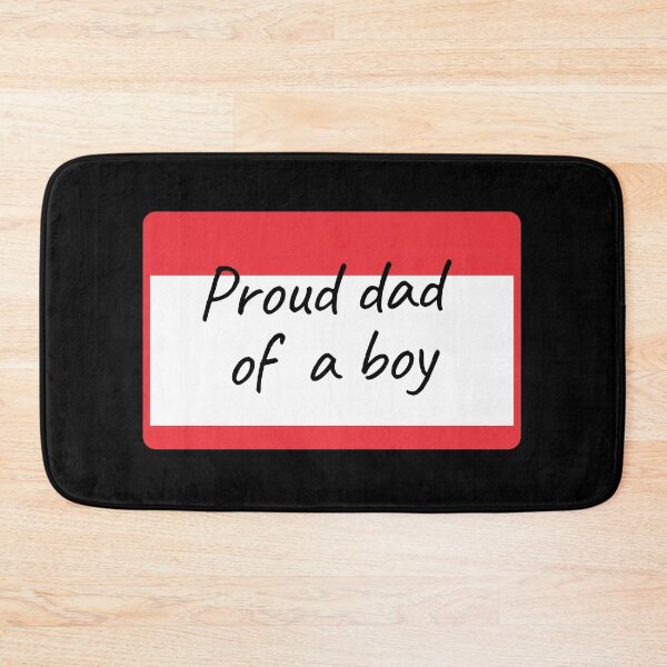 Item preview, Proud Dad of a Boy - label designed and sold by piastrelli.