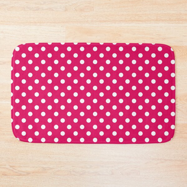 Item preview, Raspberry with White Polka Dots designed and sold by WearURColors.