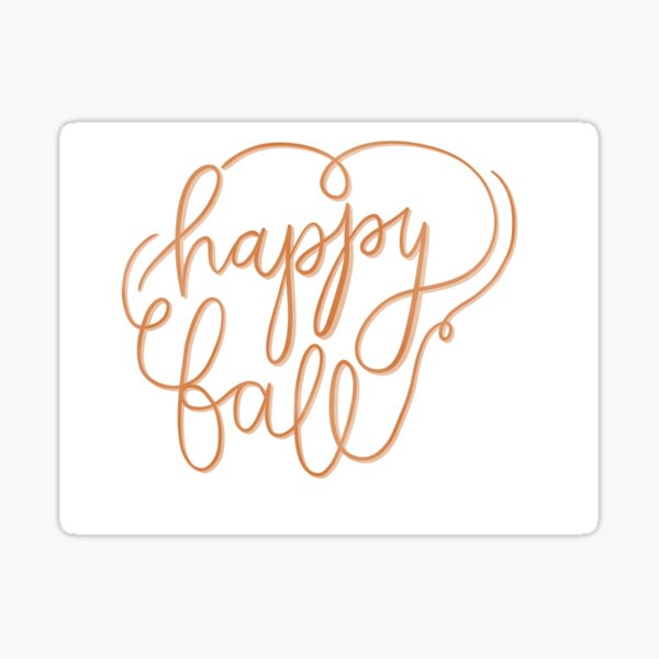 Item preview, Happy fall design designed and sold by sheyenneday.