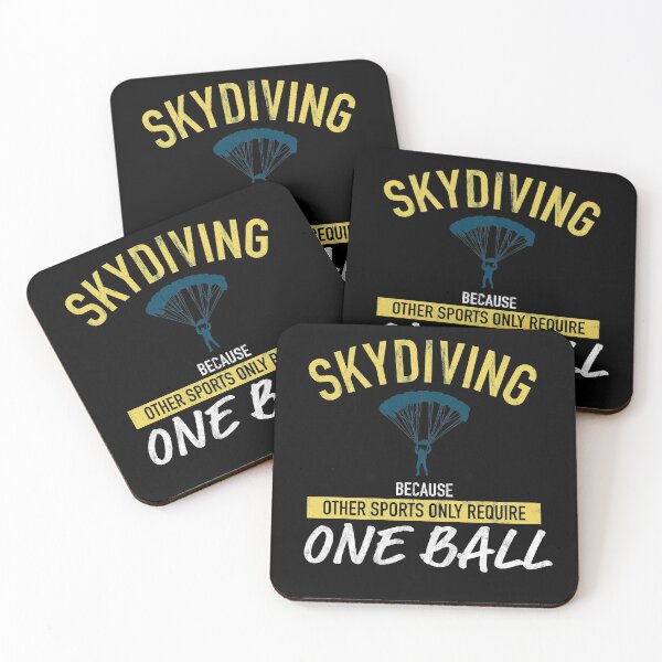 Item preview, Skydiving Because Other Sports Only Require One Ball designed and sold by SkydiveApparel.
