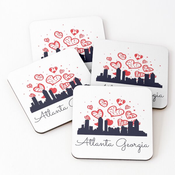Item preview, Atlanta Georgia, With City Skyline designed and sold by 4AllTimes.