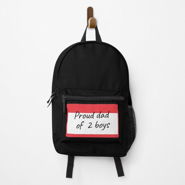 Item preview, Proud Dad of 2 Boys - label designed and sold by piastrelli.