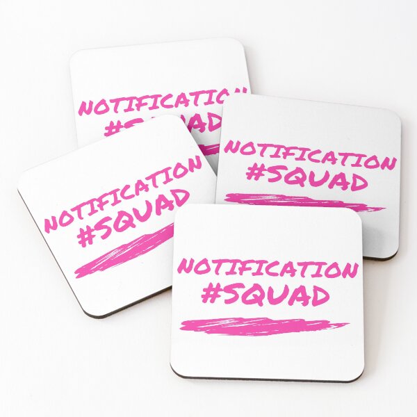 Item preview, Notification Squad - Hot Pink designed and sold by CharWilcox.