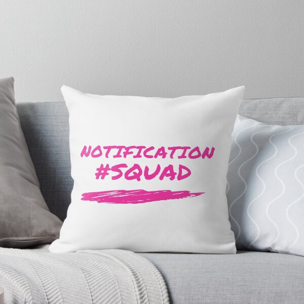Item preview, Notification Squad - Hot Pink designed and sold by CharWilcox.