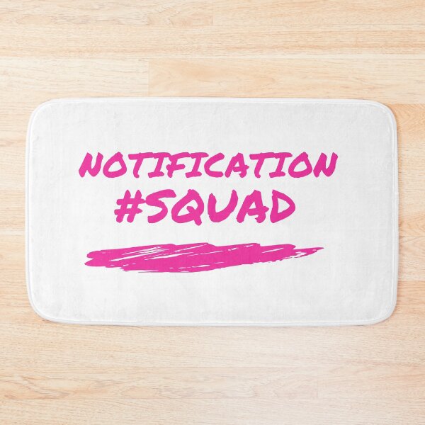 Item preview, Notification Squad - Hot Pink designed and sold by CharWilcox.