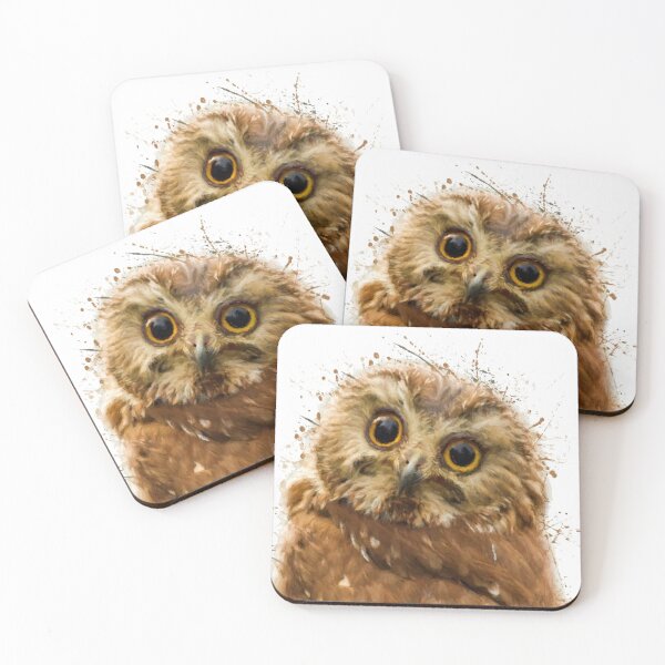 Item preview, Owl watercolor animals nursery decor designed and sold by DelzStudio.