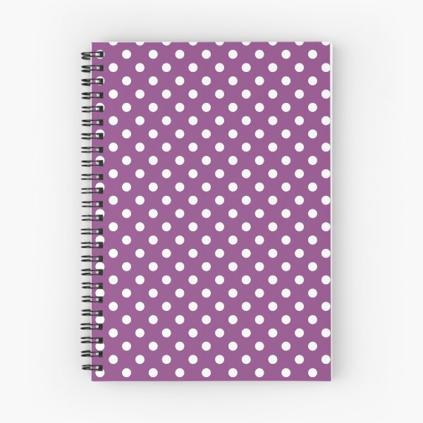 Item preview, Plum with White Polka Dots designed and sold by WearURColors.