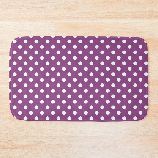 Item preview, Plum with White Polka Dots designed and sold by WearURColors.
