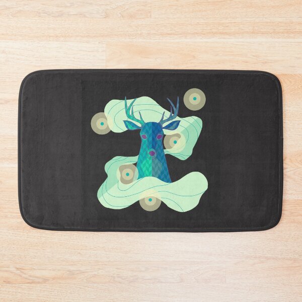 Item preview, Deer & Fireflies - Teal! designed and sold by MSG-Creates.