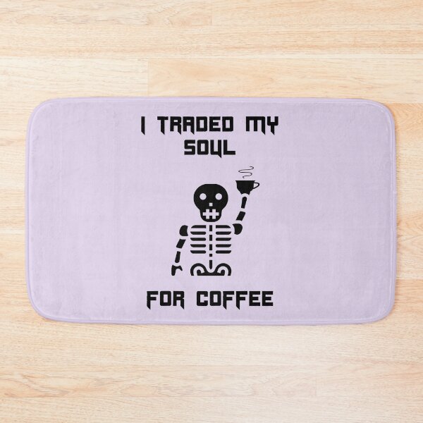 Item preview, I Traded my Soul for Coffee Halloween Funny designed and sold by Shujii.