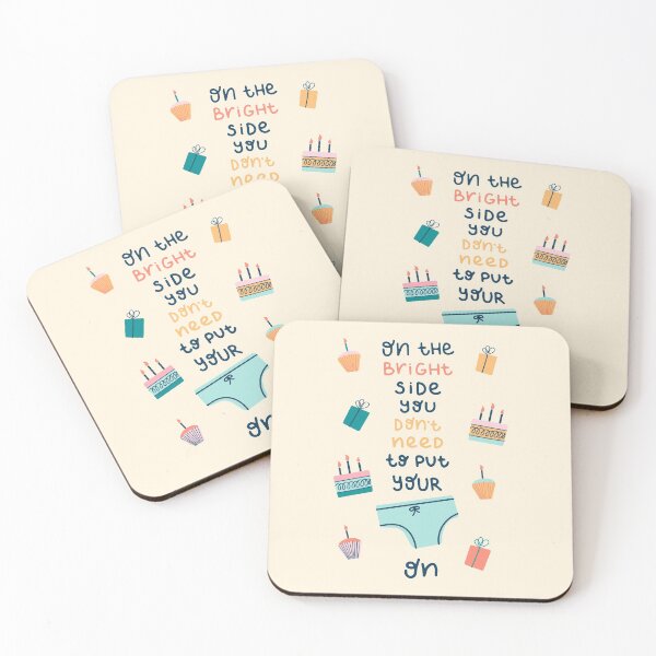 Item preview, On the bright side you don't need to put your pants on. Happy Quarantined Birthday designed and sold by DesignTribe.